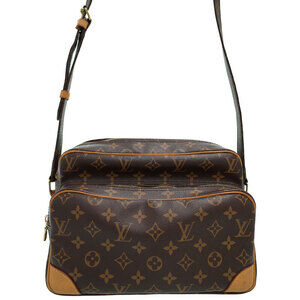 Louis Vuitton Monogram Leather Brown Nile Shoulder Bag